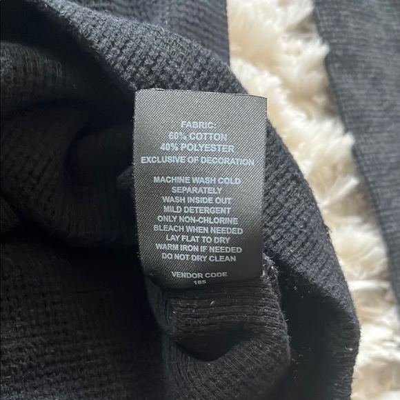 Akademiks Men's Black/Grey Long Sleeve Shirt - Picture 9 of 9